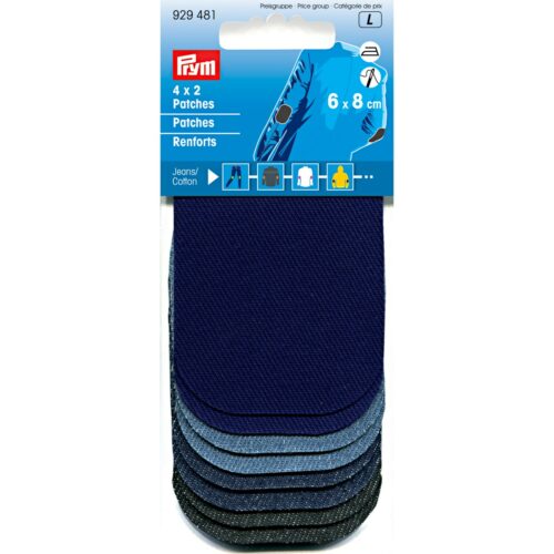 jeansapplikation 8-pack